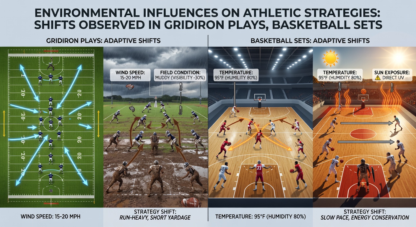 Strategic formation changes in soccer driven by weather and altitude factors