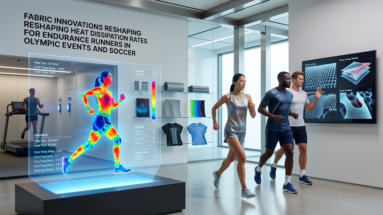 Soccer midfielders utilizing innovative heat-dissipating kits in prolonged match scenarios