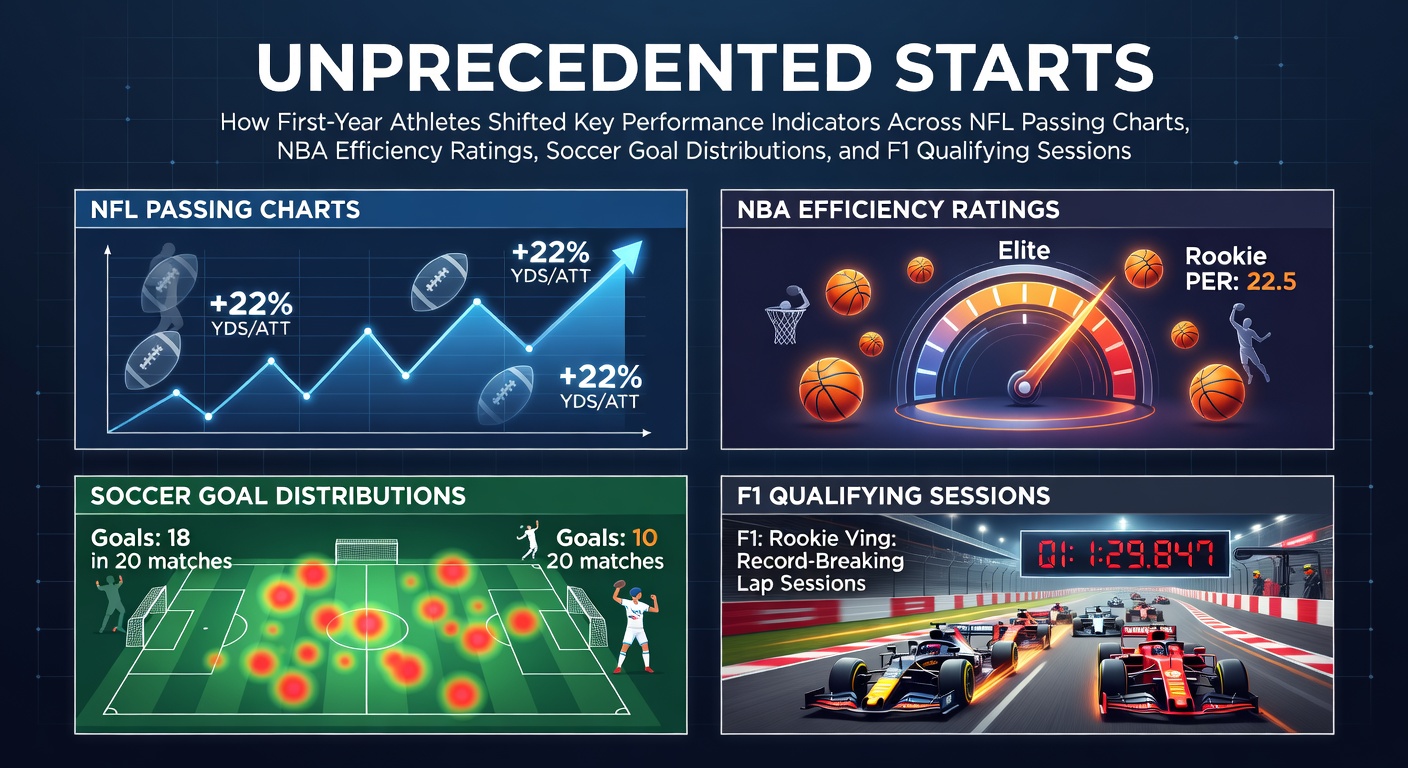 Rookie athletes impacting early season performance metrics in professional sports leagues